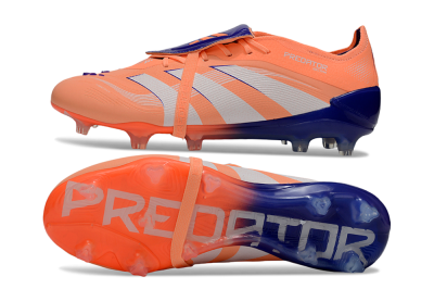 Adidas Predator Elite 25 Foldover Tongue FG Football Boots - Orange/Purple/Blue