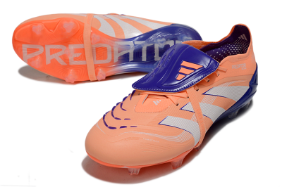 Adidas Predator Elite 25 Foldover Tongue FG Football Boots - Orange/Purple/Blue