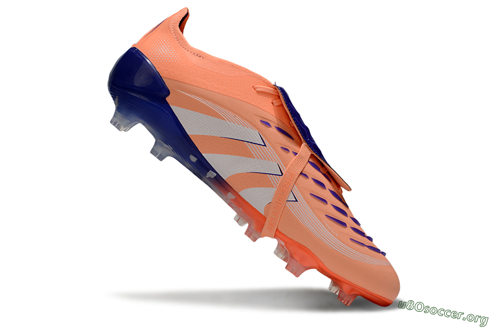 Adidas Predator Elite 25 Foldover Tongue FG Football Boots - Orange/Purple/Blue 4