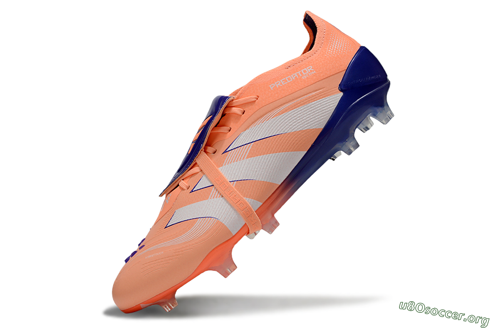 Adidas Predator Elite 25 Foldover Tongue FG Football Boots - Orange/Purple/Blue 5