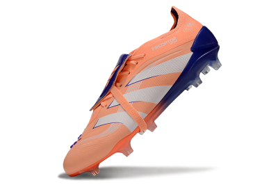 Adidas Predator Elite 25 Foldover Tongue FG Football Boots - Orange/Purple/Blue