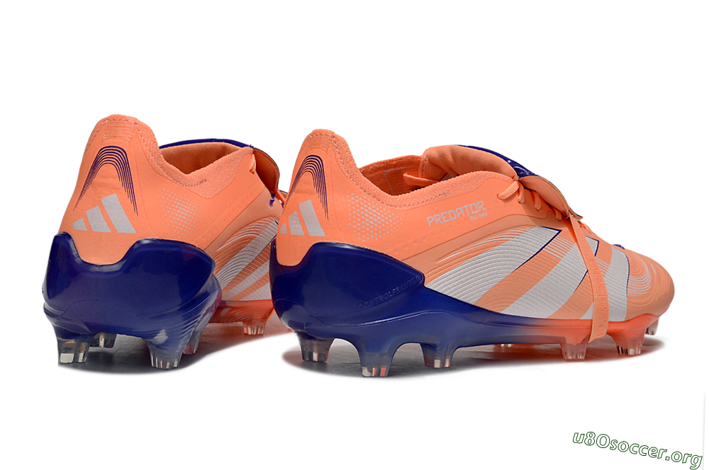 Adidas Predator Elite 25 Foldover Tongue FG Football Boots - Orange/Purple/Blue 6