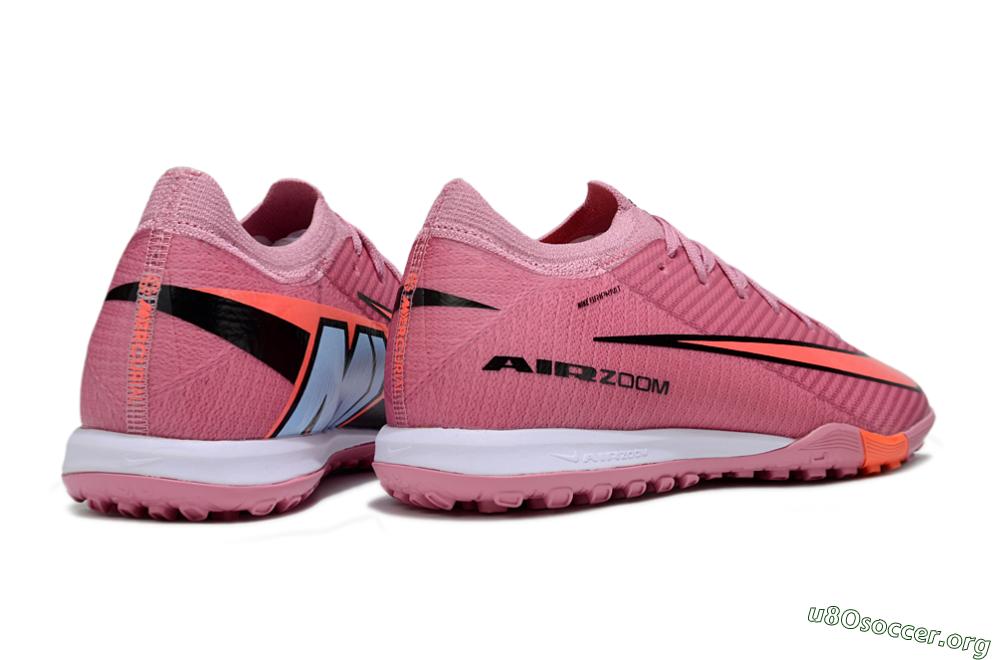 Nike Air Zoom Mercurial Vapor 16 Elite TF Football Shoes - Pink/Black/Red 6