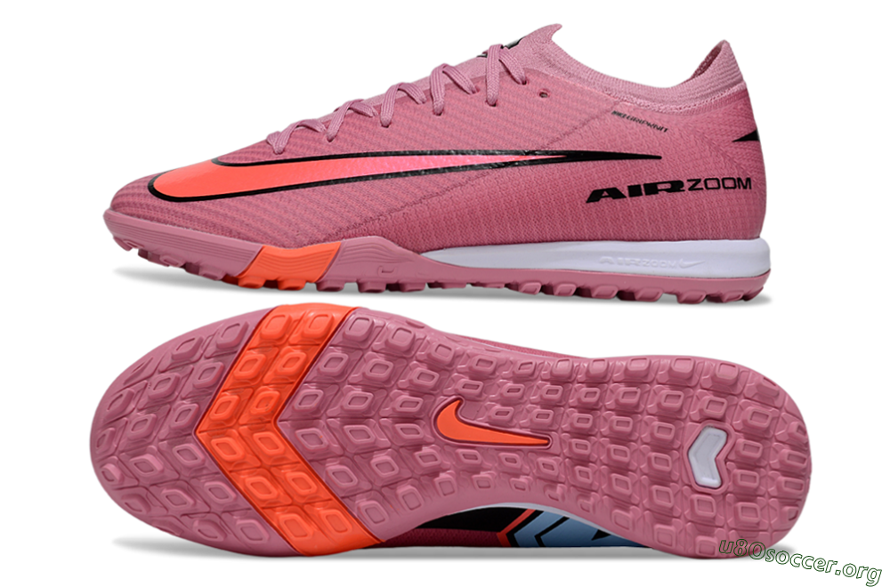 Nike Air Zoom Mercurial Vapor 16 Elite TF Football Shoes - Pink/Black/Red 1