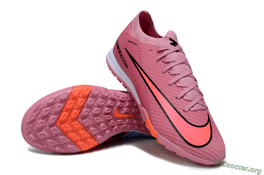 Nike Air Zoom Mercurial Vapor 16 Elite TF Football Shoes - Pink/Black/Red 0