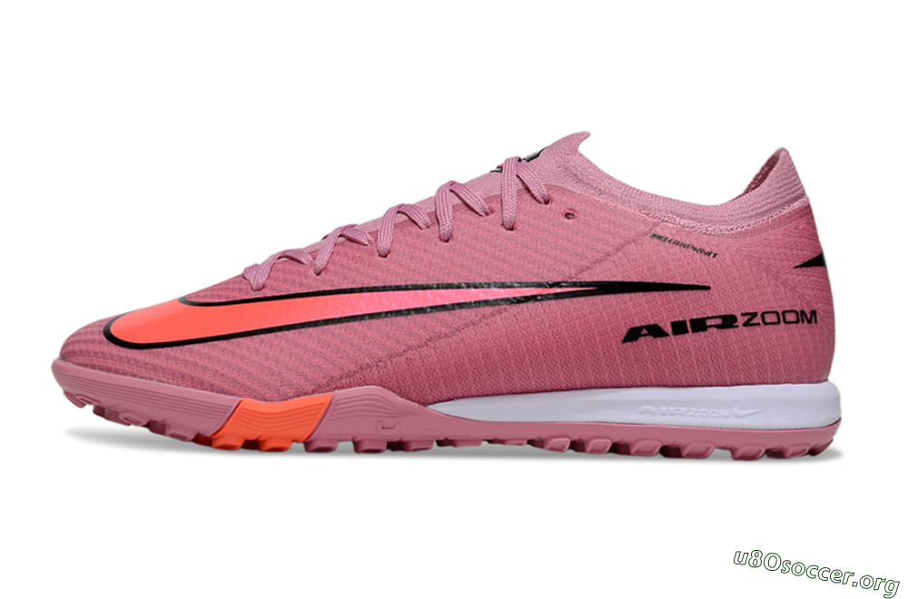 Nike Air Zoom Mercurial Vapor 16 Elite TF Football Shoes - Pink/Black/Red 3