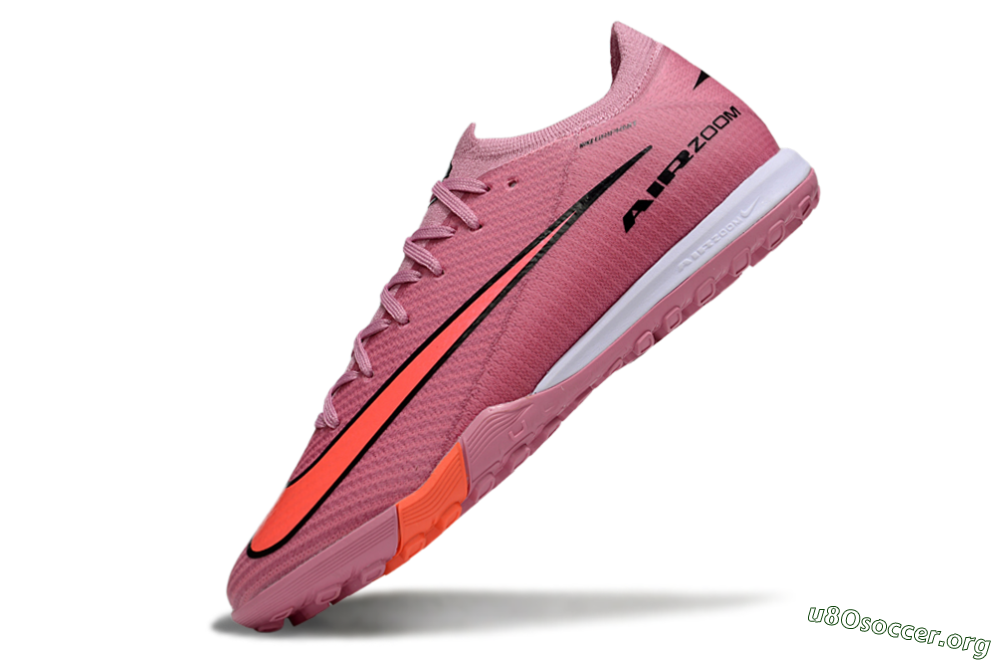 Nike Air Zoom Mercurial Vapor 16 Elite TF Football Shoes - Pink/Black/Red 5