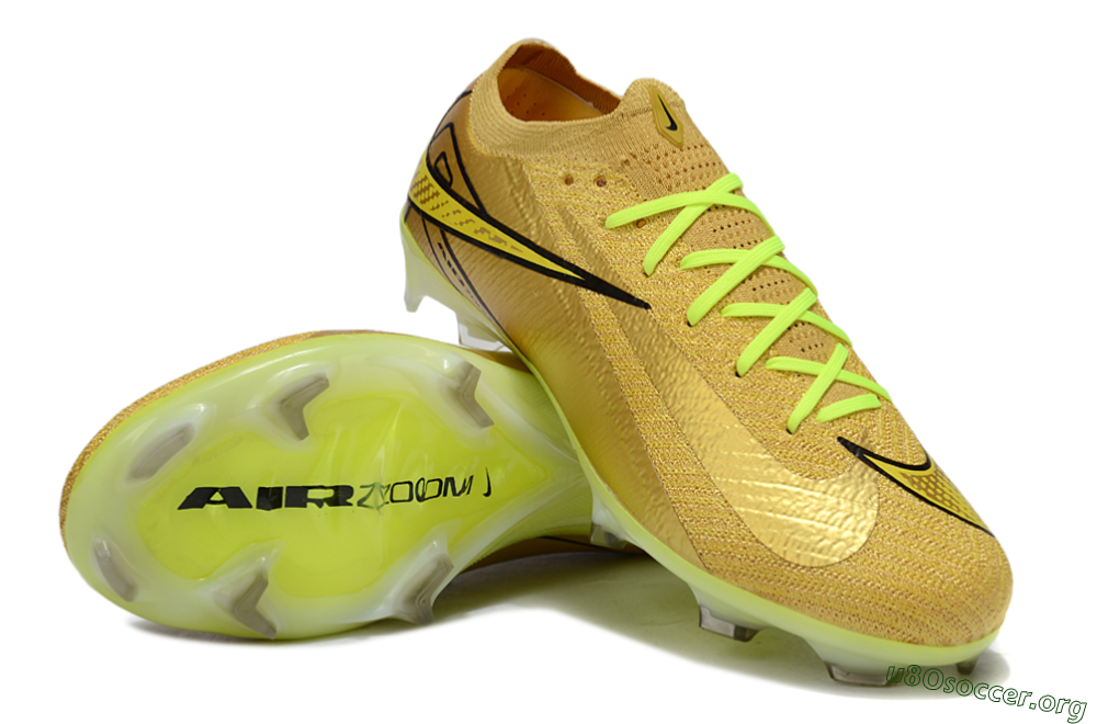 Nike Air Zoom Mercurial Vapor 16 Elite FG Football Boots - Gold/Black/Yellow 0