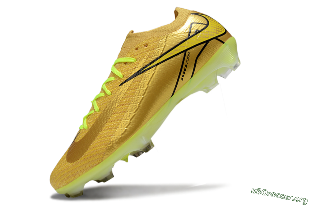 Nike Air Zoom Mercurial Vapor 16 Elite FG Football Boots - Gold/Black/Yellow 5