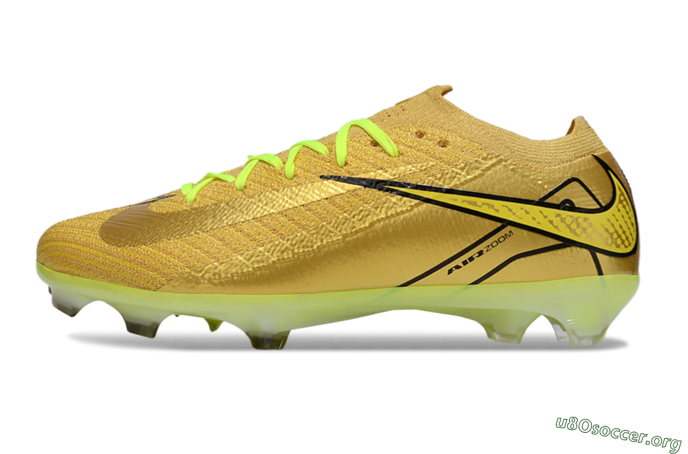 Nike Air Zoom Mercurial Vapor 16 Elite FG Football Boots - Gold/Black/Yellow 3