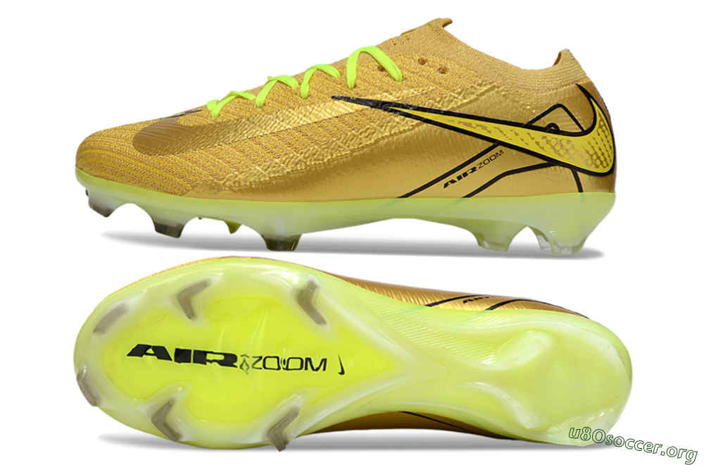 Nike Air Zoom Mercurial Vapor 16 Elite FG Football Boots - Gold/Black/Yellow 1