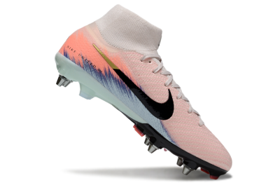 Nike Air Zoom Mercurial Superfly 10 Elite SG Football Boots - Pink/Black/Blue