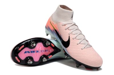 Nike Air Zoom Mercurial Superfly 10 Elite SG Football Boots - Pink/Black/Blue