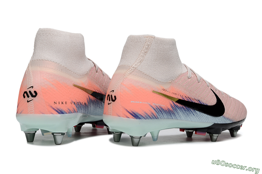 Nike Air Zoom Mercurial Superfly 10 Elite SG Football Boots - Pink/Black/Blue 5