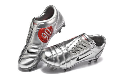 Nike Total 90 III FG Football Boots - Silver/Black