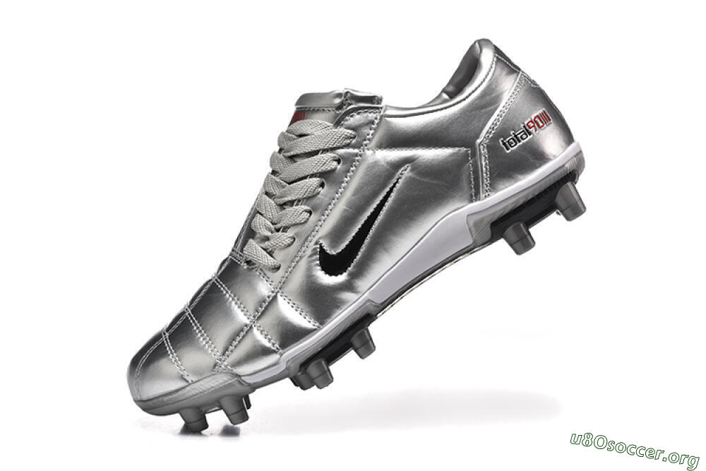 Nike Total 90 III FG Football Boots - Silver/Black 8