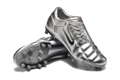 Nike Total 90 III FG Football Boots - Silver/Black