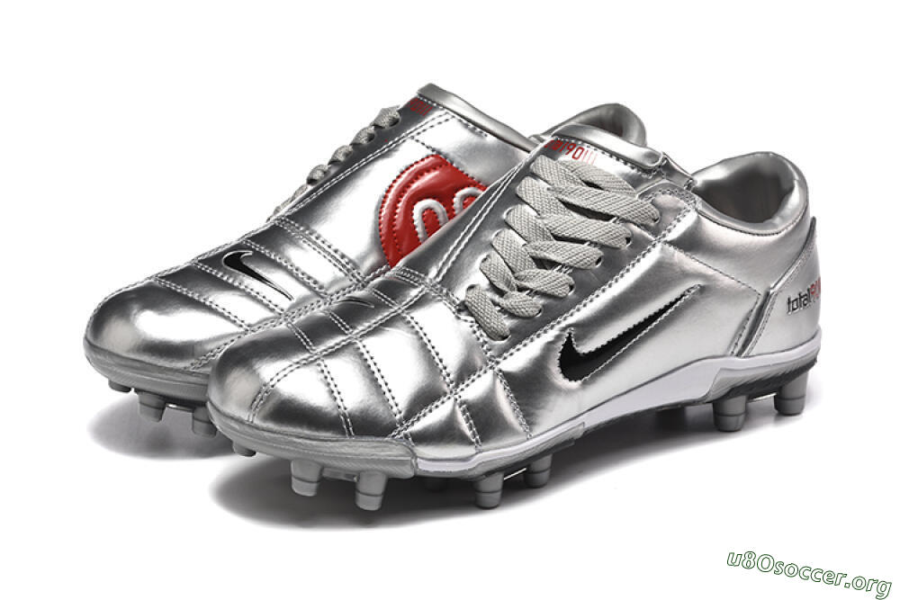 Nike Total 90 III FG Football Boots - Silver/Black 5