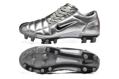 Nike Total 90 III FG Football Boots - Silver/Black
