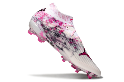 Puma Future 8 Ultimate FG Football Boots - White/Pink/Silver