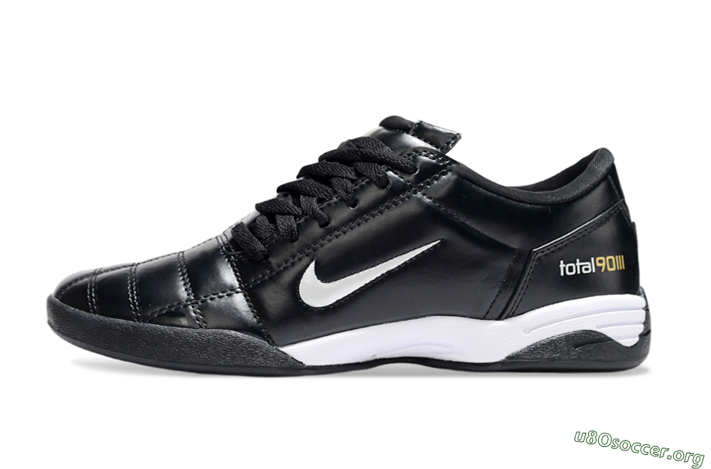 Nike Total 90 III IC Football Shoes - Black/White 3