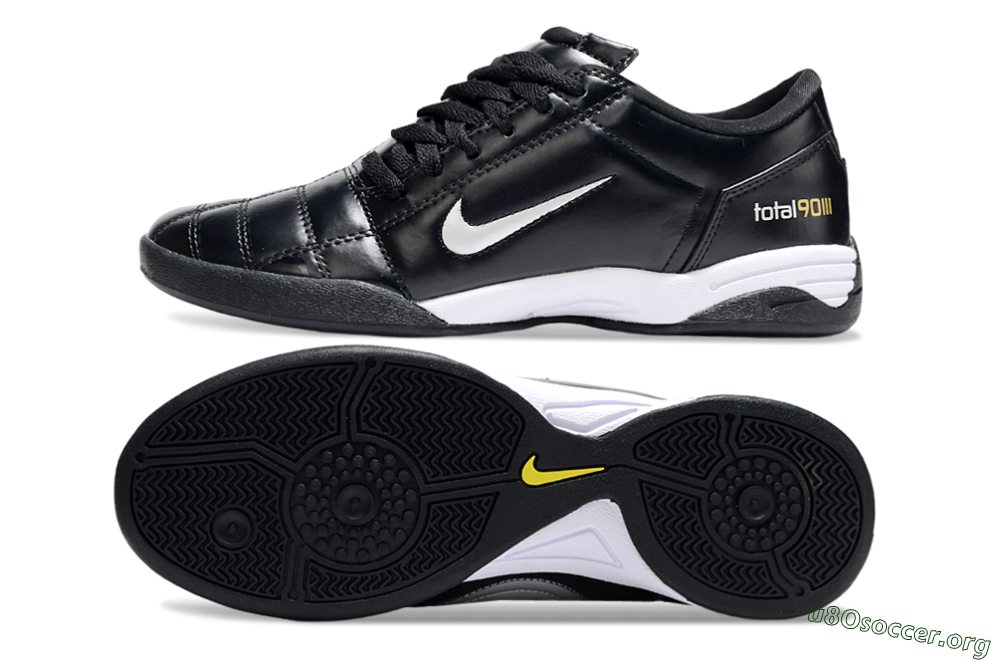 Nike Total 90 III IC Football Shoes - Black/White 1