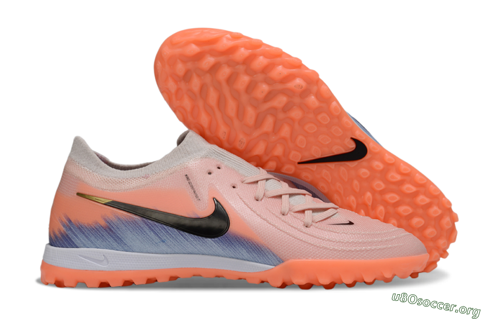 Nike Phantom GX 2 Elite TF Football Shoes - Pink/Black/Jade 2