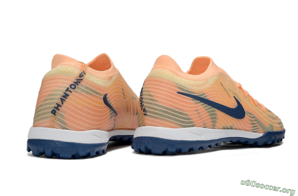 Nike Phantom GX 2 Elite TF Football Shoes - Orange/Blue/Jade 6