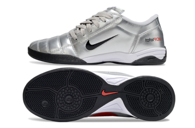 Nike Total 90 III IC Football Shoes - Silver/Black
