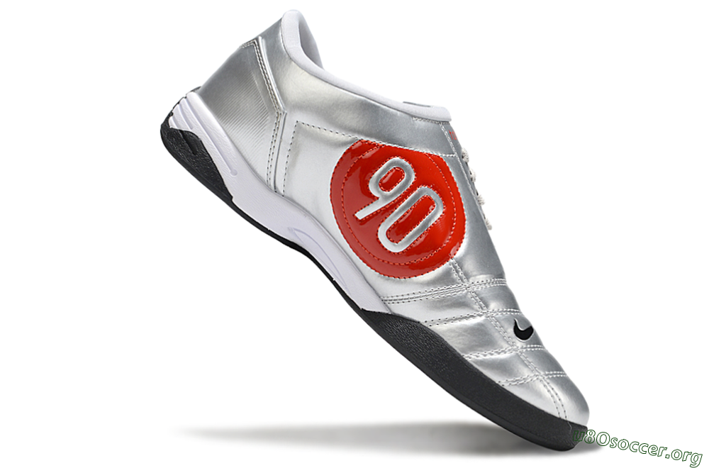 Nike Total 90 III IC Football Shoes - Silver/Black 4