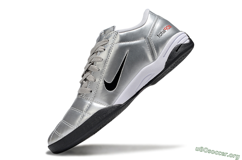 Nike Total 90 III IC Football Shoes - Silver/Black 5