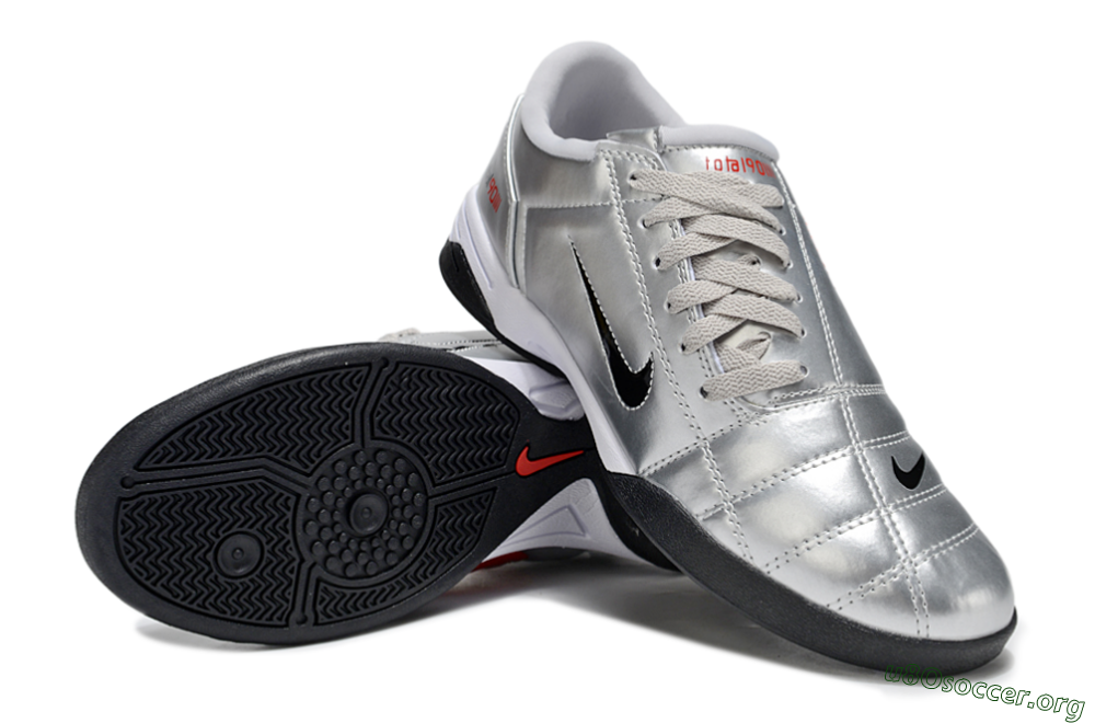 Nike Total 90 III IC Football Shoes - Silver/Black 0