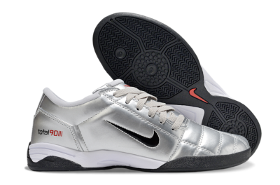 Nike Total 90 III IC Football Shoes - Silver/Black