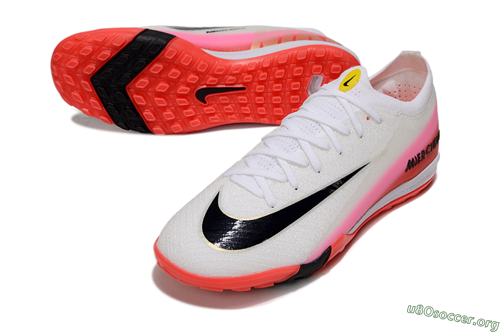 Nike Air Zoom Mercurial Vapor 16 Elite TF Football Shoes - White/Blue/Pink 0
