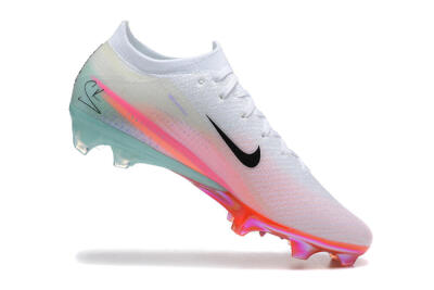 Nike Air Zoom Mercurial Vapor 16 Elite FG Football Boots - White/Pink/Jade