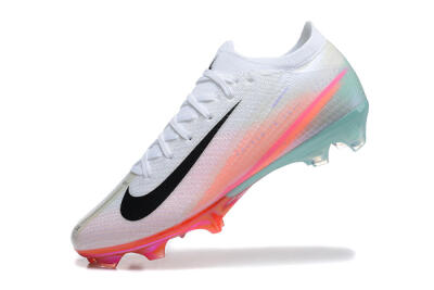 Nike Air Zoom Mercurial Vapor 16 Elite FG Football Boots - White/Pink/Jade