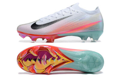 Nike Air Zoom Mercurial Vapor 16 Elite FG Football Boots - White/Pink/Jade