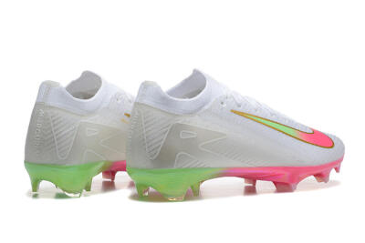 Nike Air Zoom Mercurial Vapor 16 Elite FG Football Boots - White/Pink/Yellow
