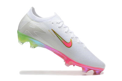 Nike Air Zoom Mercurial Vapor 16 Elite FG Football Boots - White/Pink/Yellow