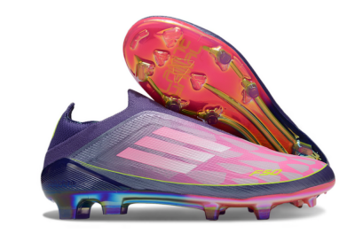 Adidas F50 Elite Laceless FG Football Boots - Pink/Purple/Yellow