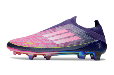 Adidas F50 Elite Laceless FG Football Boots - Pink/Purple/Yellow