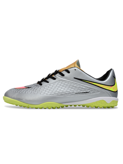 Nike Hypervenom Phantom RGN SE TF Football Shoes - Silver/Yellow/Pink