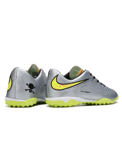 Nike Hypervenom Phantom RGN SE TF Football Shoes - Silver/Yellow/Pink