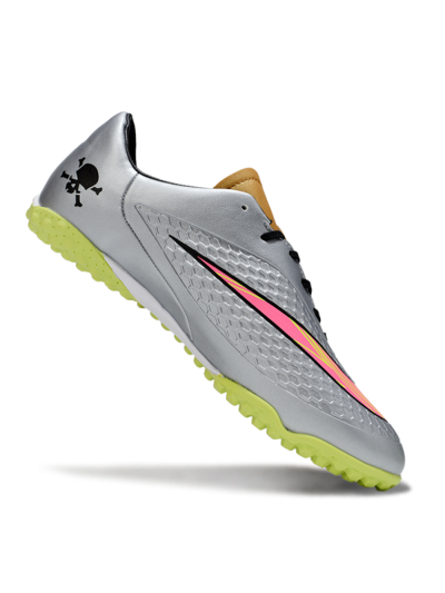 Nike Hypervenom Phantom RGN SE TF Football Shoes - Silver/Yellow/Pink