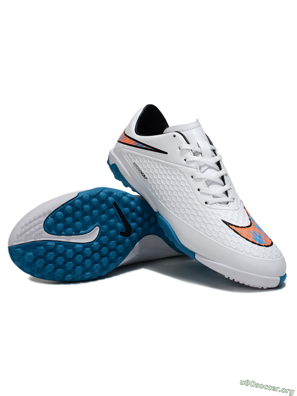 Nike Hypervenom Phantom RGN SE TF Football Shoes - White/Blue/Orange 0