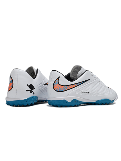 Nike Hypervenom Phantom RGN SE TF Football Shoes - White/Blue/Orange
