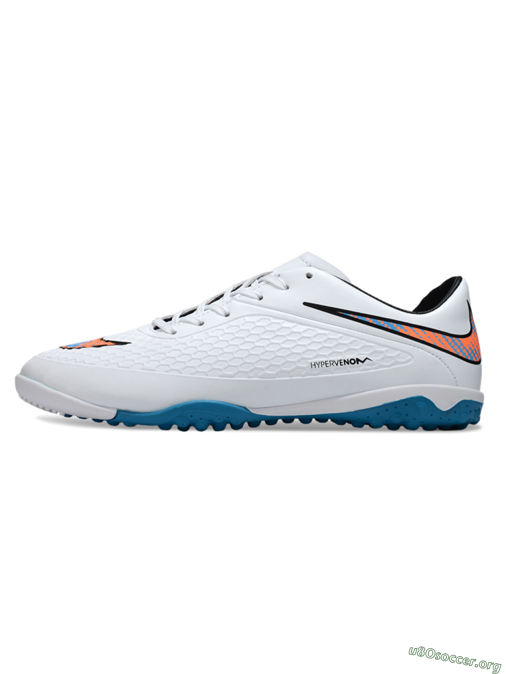 Nike Hypervenom Phantom RGN SE TF Football Shoes - White/Blue/Orange 3