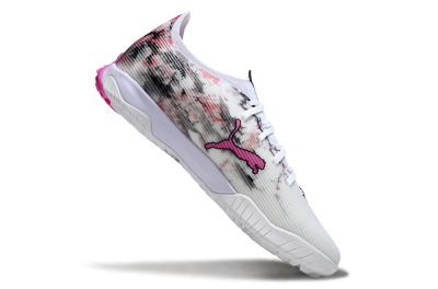 Puma Ultra 5 Ultimate TF Football Shoes - White/Black/Pink