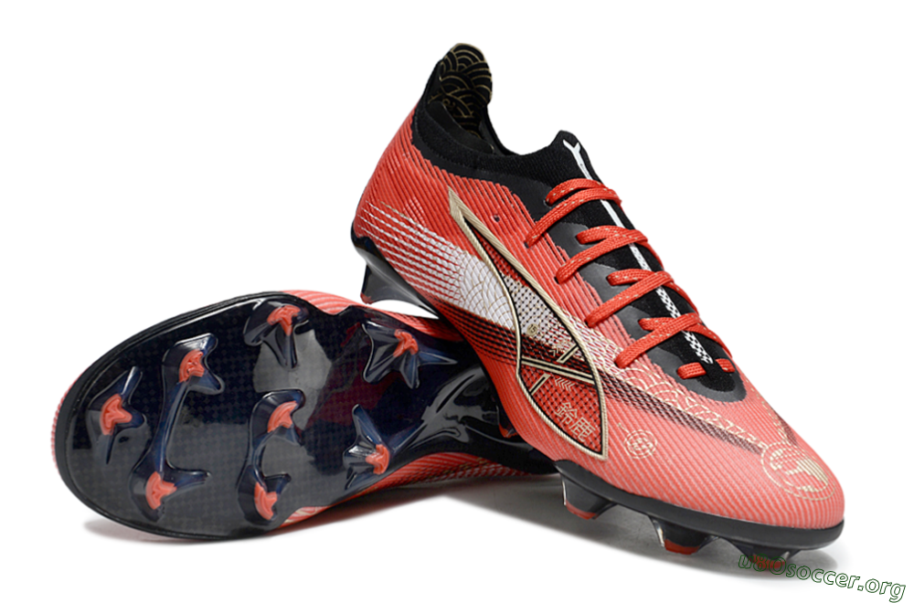 Puma Ultra 5 Ultimate FG Football Boots - Red/Gold/White 0
