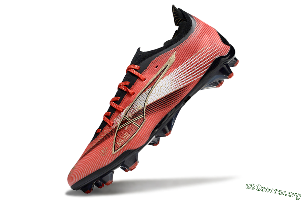 Puma Ultra 5 Ultimate FG Football Boots - Red/Gold/White 5